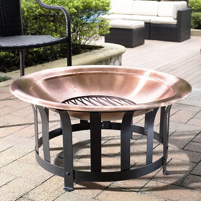 CO9004A-CO Copper Bowl Fire Pit - Ridgeway-3