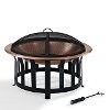 CO9004A-CO Copper Bowl Firepit - Ridgeway-4