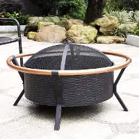 CO9005A-BK Copper Ring Fire Pit - Yuma