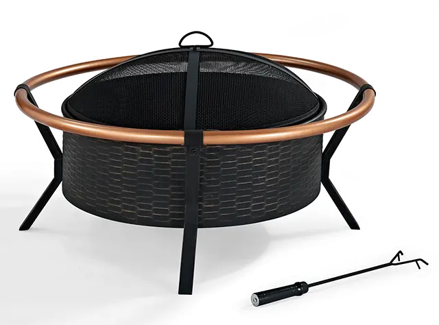 CO9005A-BK Copper Ring Fire Pit - Yuma-3