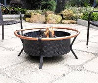 CO9005A-BK Copper Ring Firepit - Yuma
