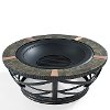CO9007A-BK Round Slate Firepit - Glendale-4