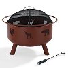 CO9008A-CL Wildlife Clay Fire Pit - Durango-3