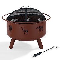 CO9008A-CL Wildlife Clay Fire Pit - Durango-3