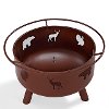 CO9008A-CL Wildlife Clay Fire Pit - Durango-4