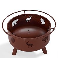 CO9008A-CL Wildlife Clay Fire Pit - Durango-4