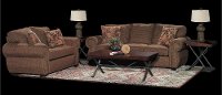 30 Inch Rustic Dark Wood Table Lamp-2