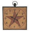 Southern Star Wall Clock on Cork Memo Board