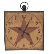 Southern Star Wall Clock on Cork Memo Board