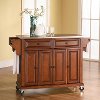 KF30002ECH Cherry Stainless Steel Top Kitchen Cart
