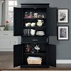 CF3100-BK Black Parsons Pantry-5