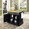 KF30006BK Black Butcher Block Top Kitchen Island - Oxford -2