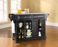 KF30002ABK Stainless Steel Top Kitchen Island - Alexandria -2