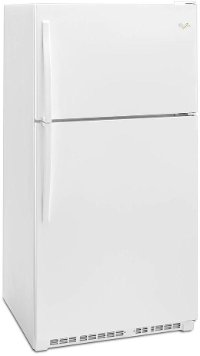 WRT311FZDW Whirlpool 33 Inch Top Freezer Refrigerator - 20 cu. ft. White