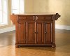 KF30001ACH Cherry Kitchen Island with Natural Top - Alexandria