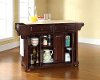 KF30001AMA Natural Wood Top Kitchen Island - Alexandria-2