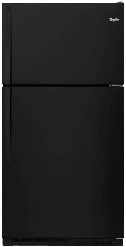WRT311FZDB Whirlpool 20 cu ft Top Freezer Refrigerator - 33 W Black-1