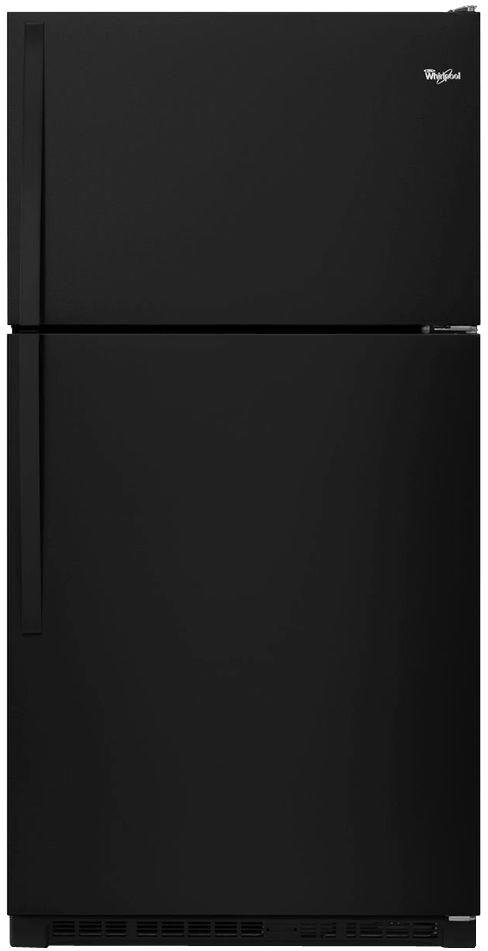 WRT311FZDB Whirlpool 33 Inch Top Freezer Refrigerator - 20 cu. ft. Black-1