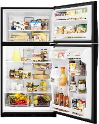 WRT311FZDB Whirlpool Top Freezer Refrigerator - 33 Inch Black-2