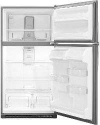 WRT311FZDM Whirlpool 33 Inch Top Freezer Refrigerator - 20 cu. ft. Stainless Steel-3