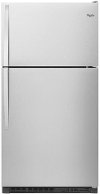 WRT311FZDM Whirlpool Top Freezer Refrigerator - 33 Inch Stainless Steel