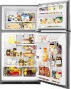 WRT311FZDM Whirlpool Top Freezer Refrigerator - 33 Inch Stainless Steel-2