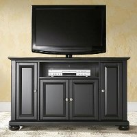 KF10002ABK 48 Inch Black TV Stand - Alexandria