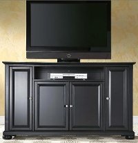 KF10001ABK Black 60 Inch TV Stand - Alexandria-2