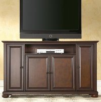KF10001AMA Mahogany 60 Inch TV Stand - Alexandria