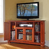 KF10006ACH Cherry 48 Inch Corner TV Stand - Alexandria-3