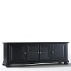 KF10005ABK Black 60 Inch Low Profile TV Stand - Alexandria-2