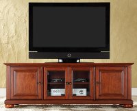 KF10005ACH Cherry 60 Inch Low Profile TV Stand - Alexandria
