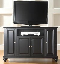 KF10002DBK Black 48 Inch TV Stand - Cambridge
