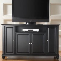 KF10001DBK Black 60 Inch TV Stand - Cambridge