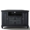KF10006DBK Black 48 Inch Corner TV Stand - Cambridge -2