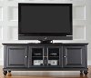 KF10005DBK Black Low Profile 60 Inch TV Stand - Cambridge
