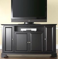 KF10001BBK Black 60 Inch TV Stand - LaFayette