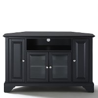 KF10006BBK Black 48 Inch Corner TV Stand - LaFayette-4