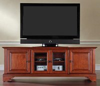 KF10005BCH Cherry 60 Inch Low Profile TV Stand - LaFayette
