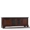 KF10005BMA Mahogany 60 Inch Low Profile TV Stand - LaFayette -3