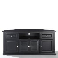 CF1000260-BK Black 60 Inch Corner TV Stand-4