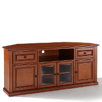 CF1000260-CH Cherry 60 Inch Corner TV Stand-3