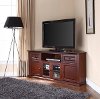 CF1000260-MA Mahogany 60 Inch Corner TV Stand - Cambridge