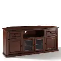 CF1000260-MA Mahogany 60 Inch Corner TV Stand - Cambridge