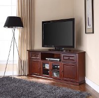 CF1000260-MA Mahogany 60 Inch Corner TV Stand - Cambridge-2