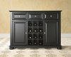 KF42001ABK Black Wine Buffet Server - Alexandria -1