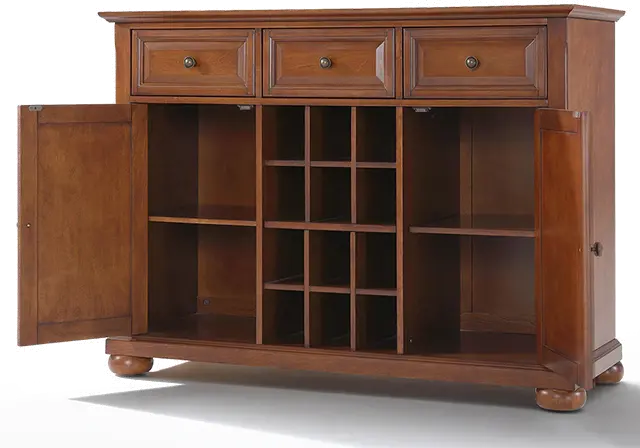 KF42001ACH Cherry Wine Buffet Server - Alexandria -4