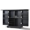 KF40001ABK Expandable Bar Cabinet - Alexandria -3