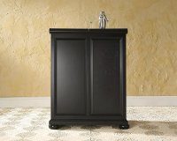 KF40001ABK Expandable Bar Cabinet - Alexandria -2