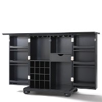 KF40001ABK Expandable Bar Cabinet - Alexandria -3